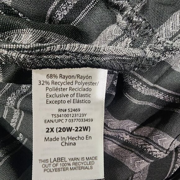 NEW Terra & Sky Women's Plus Peasant Tiered Long Sleeve Maxi Dress Size‎ 2X - Picture 7 of 13